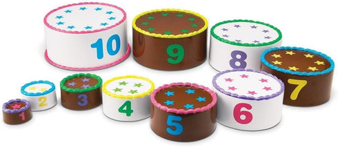 Count 10 18+ Counting Learning Resources Stack and Layer Cake - Pieces, Ages months Toddler Learning Toys, Early