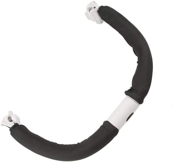 Meiyya Baby Stroller Handle, Adjustable Bumper Bar for Baby Carriage (Black)