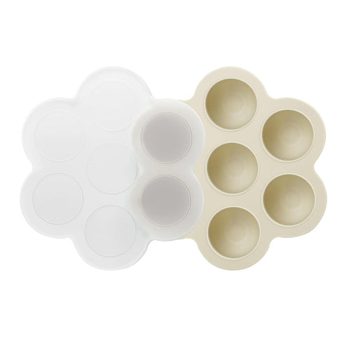 PandaEar 3 Pack Baby Food Freezer Tray with Lids, Silicone Food Feeder Teether Tray for Homemade Baby Food