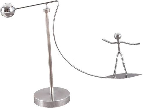 MagicTech Steel Balance Toy, Balancing Tumbler Kinetic Art Toy, Decompressive Science Psychology Desk Decor PH06