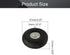 Fielect 2.25 inch RC Model Airplane Super Light Sponge Tire Tail Wheel Tire and Wheel Sets for RC Car Airplane PU Sponge Tire with Plastic Hub 2 Pcs