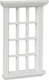 1/12 2pcs iLAND Scale Accessories of Dollhouse Windows White Solid Wood DIY Dollhouse Building Supplies Complete