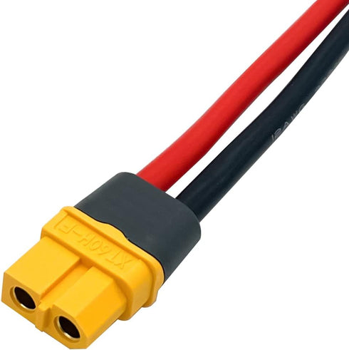 5Pairs XT60H (XT60 Upgrade Plug) Male Female Extension Connector Adapter with 12AWG 10cm Silicone Wire