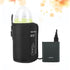 Toyvian USB Car Bottle Warmer Cover Portable Insulated Milk Bottle Heater with Lighter Cable for Travel Black