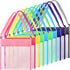 Frienda 15 Pack Mesh Beach Tote Bag, Seashell Bags, Bag Toys Organizer for