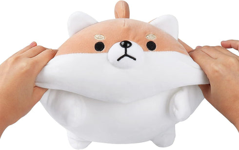 Corgi Plush 8'' - Shiba Inu Plush, Cute Kawaii Stuffed Animal Dog Gift for Kids