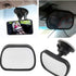 AISIBO 360 Baby Car Mirror, Monitor Infant Child Mirrors for Rear Facing Car Seat with Wide Clear View - Safety