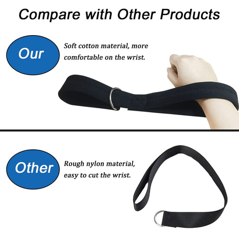 2 Pack Adjustable Baby Stroller Safety Wrist Strap, Retractable Hand Leash for Pram, Wheelchair, Dog Leash