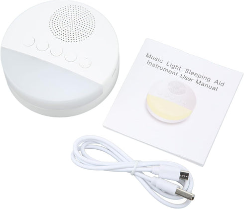 Generic Settings White Noise Sound Machine Portable Night Light Help Baby Sleep Timer USB Rechargeable for NurseryHome