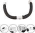Meiyya Baby Stroller Handle, Adjustable Bumper Bar for Baby Carriage (Black)