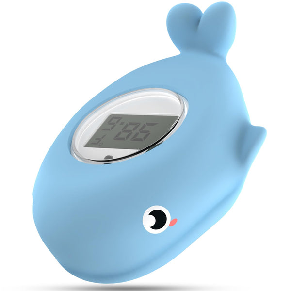 Baby Bath Thermometer for Infant, Digital Floating Bath Tub Water Temperature Gauge with Flashing Warning