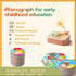 Culimery 99 Kids Phonograph with Cards,Card Phonograph for Kids,Toddler Record Player,Children's Storyteller Sleeping