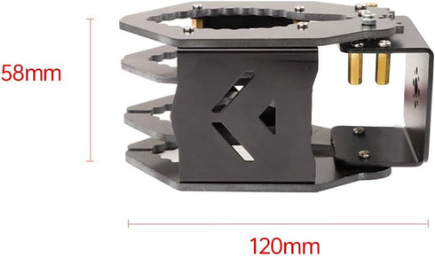 Mechanical Robot Arm Claw/Gripper (Black Mechanical Claw without Servo)