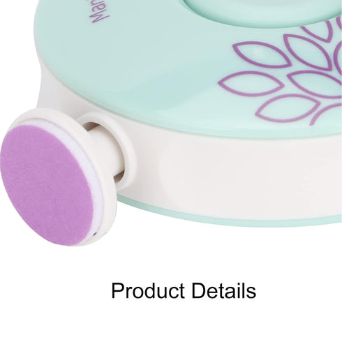 Trimmer, 6 ZJchao Electric Nail Safe Hygienic Portable Baby Nail Clipper for Newborn Toddler with Sanding Heads, ABS