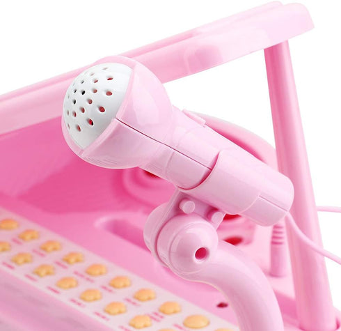 Amy&Benton Toddler Piano Toy for Baby Girls - Pink Toy Piano Keyboard for 2-4 Year Old Birthday Gifts