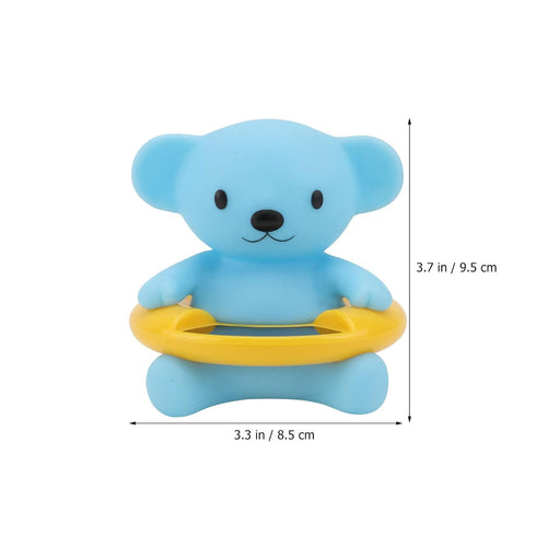 Bath Thermometer Bear Shape Sky-Blue Floating Bath Water Temperature Sensor for Safety Bathing Accessories