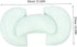 MERRYHAPY Maternity Pillow for Pregnant Women Comfortable Lumbar Cushion with Wedge for Abdominal Support Breathable