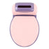 Ergonomic Pinkish Toddler Potty Training Toilet with Detachable Design