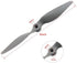 8PCS 9060 SoloGood CCW Gemfan APC Nylon Propeller Prop for RC Airplane with Adapter Rings