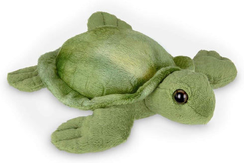 Bearington Collection 7 Inch Lil' Shelton Plush Sea Turtle Stuffed Animal