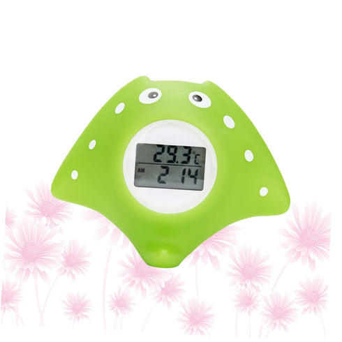 Swimming SHOWERORO Ray Shaped Water Thermometer Electric Bath Thermometer for Safety Cartoon Design with Temperature