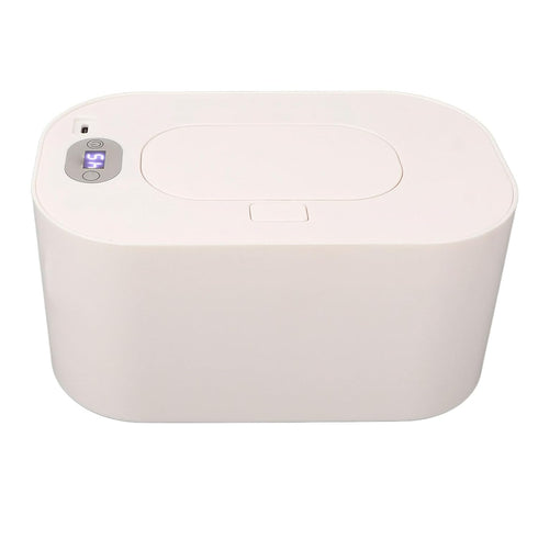 HURRISE Wet Wipe Warmer, Large Capacity LED Screen Heated Wipes Dispenser,Baby Wet Wipes Dispenser Portable Baby Wet