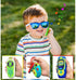 Click N' Play Pretend Play Cell Phone, TV Remote & Car Key Accessory Playset for Kids, Set of 3 with Lights & Sounds