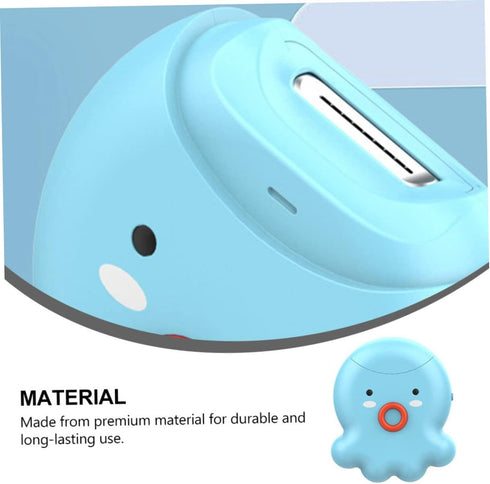 CHICAMPERA Trimmer Electric Nail Clipper Nail for Boy Girl and Toddlers Portable Scissors Manicure Kit Cartoon Octopus