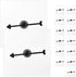 Game Spinner Transparent Dry Erase Math Spinner with Rotating Arrow for Party Games and Teaching (15 Pack)