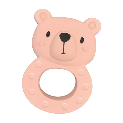 SES Creative 100% Teether Bo Bear - Natural Rubber
