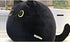 Black Cat Stuffed Animal Plush Toy - Creative Cat Shape Soft Pillow Toys, Gifts for Kids, 25cm