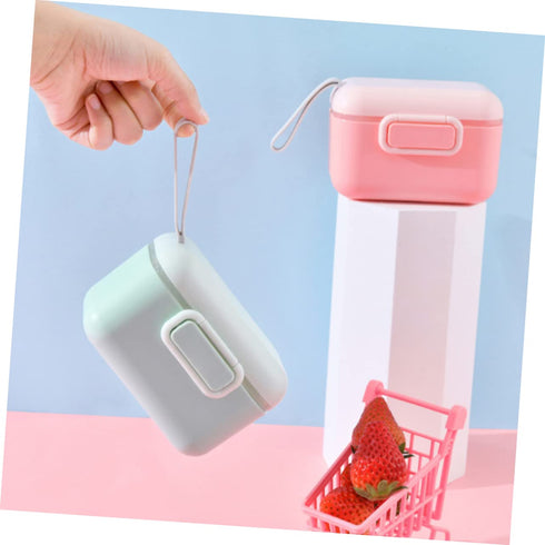 Born Essentials Milk Powder Box Dispenser Easy to Use Formula Dispenser Scoop Modern Design Storage Container