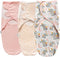 Little Tots Swaddle Blanket for Baby Girl Boy Easy Change Infant Wrap