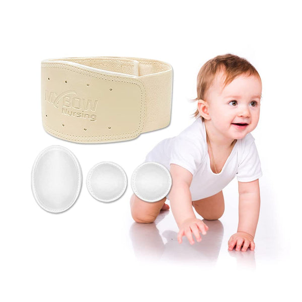 Umbilical Hernia Belt Baby Belly Button Band, Newborn Cover Infant Tummy Wrap, Adjustable Belly Band