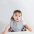 0-12mo 100 Green Sprouts Absorbent Organic Cotton Muslin Bibs, Hypoallergenic, STANDARD by OEKO-TEX Certified, Tested