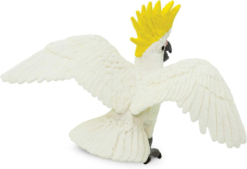 3.75" 3+ Safari Ltd. Cockatoo Figurine - Lifelike Plastic Bird Figure - Educational Toy for Boys, Girls, and Kids Ages