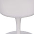 Fine Workmanship Doll House Office Chair, White Pink Round Feet Casual Rotatable Chair for 1:6 Doll House (with