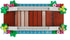 Arch Bridge Pond Building Blocks, Small Fountain Scenery Accessories Set Compatible with Major Brands