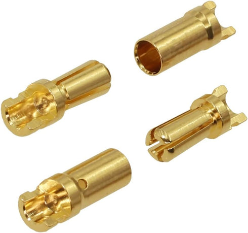 20Pair Amass 3.5mm Gold Bullet Banana Plug Connectors Male Female for Battery ESC Motor RC Car Boat Drone