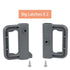 Retractable Extra Wide Baby Gate Replacement Parts, Full Set Wall Mounting Baby Gate Hardware with Screws (Gray)