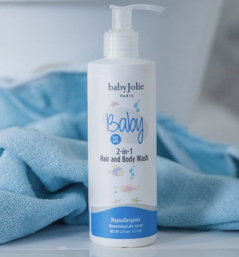 2-in-1, 7.5oz 221ml (3) Baby Jolie Baby Body Wash, Kids Hair and Body Wash for Babies & Newborn Shampoo + Soap | |