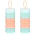 Accmor 2 Pack Baby Formula Dispenser On The Go, Stackable Formula Dispenser