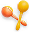 Maracas - 2 Piece Musical Instruments - Safe Eco Bioplastic Material - Shake Play & Create Music for Babies & Toddlers