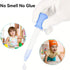 ieddet 10 Bulb Gummy 10 Colorful Eye Dropper, PCs Silicone and Plastic Droppers with Tip, Sensory Bin Tools, Droppers