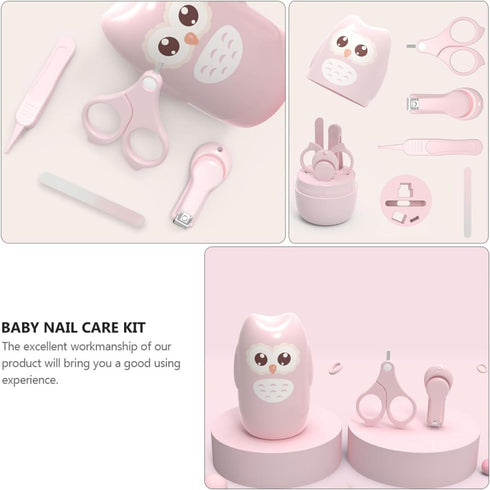 LIFKOME Set Boy Girl Nail Clippers Nail Scissors Manicure Essentials for Newborn File Accessory Kit