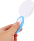 MUELODSIC Set 2pcs Hair Wash Brush and Comb for Newborns, Soft Nylon Bristles Scalp Care Grooming Kit, Gentle Bathing