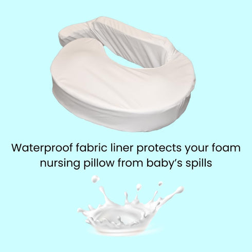 The Daisy Bee Waterproof Nursing Pillow Liner - Pillow and Decorative Cover not Included