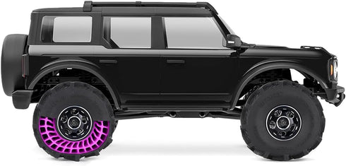 1.0 Silicone Tire Inserts for RC TRX4M SCX24 FCX24 Ax24 1/18 1/24 Crawler Wheels Foam Fill Kit, OD 58-63mm (Pink)