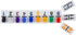 12 Set 91 9 Homwom Mexican Train Dominoes with Numbers Double Colored Numerical Dominoes Game Tiles with Trains