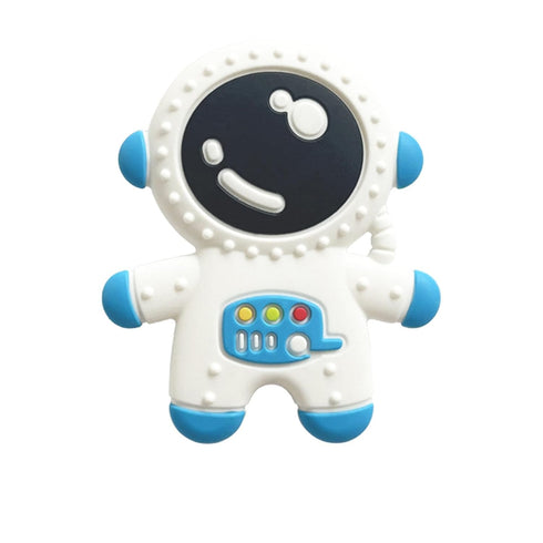 Food Grade Silicon Baby Teethers for 3+ Months Infants, BPA Free Astronaut Styling Teething Toy